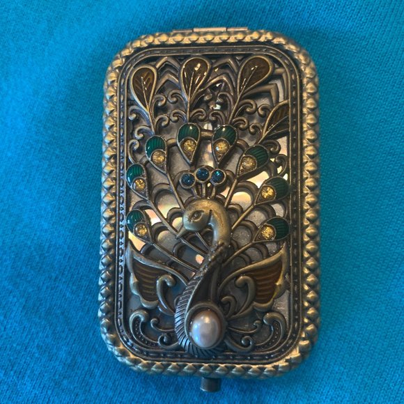 Accessories - Antique Double mirror compact